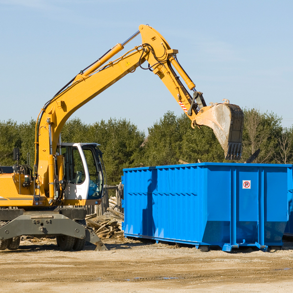 what size residential dumpster rentals are available in Chain-O-Lakes Missouri